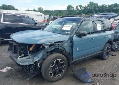 2021 Ford Bronco Sport Outer Banks z USA, uszkodzony, nr VIN 3FMCR9C68MRB15681